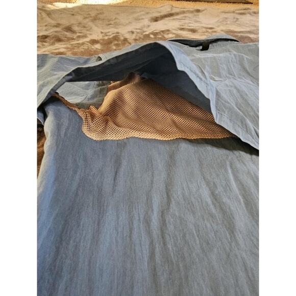 Browning Men’s XXL Short Sleeve Button Up Shirt Blue Hunting Outdoor Travel - Picture 5 of 5